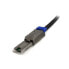 StarTech.com 1m External Mini SAS Cable - Serial Attached SCSI SFF-8088 to SFF-8088 - 1 m - SFF-8088 - SFF-8088 - Male/Male - Black - 151 g