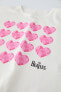 The beatles ® hearts t-shirt