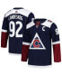 Фото #1 товара Men's Gabriel Landeskog Navy Colorado Avalanche Alternate Captain Patch Authentic Pro Player Jersey