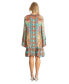 ფოტო #2 პროდუქტის Women's Short Long Bell Sleeves Dress