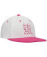 ფოტო #4 პროდუქტის Men's White and Pink Miami Hurricanes On-Field Baseball Fitted Hat
