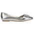 Chinese Laundry Raelynn Metallic Slip On Womens Silver Flats Casual BROL07P8E