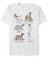 Фото #1 товара Men's Dog Breeds Short Sleeve Crew T-shirt