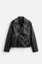 LEATHER BIKER JACKET