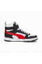 385839-05 Puma Rbd Game Erkek Spor Ayakkabı White-High Risk Red-Black-Team Gold