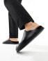 Фото #3 товара Walk London Breeze Slip On Mules In Black Grain Leather