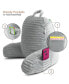 Фото #10 товара Cut Plush Striped Reading Pillow with Arms, Small