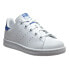 Adidas Stan Smith C Little Kids Shoes White-White-Blue bb0694