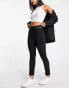 New Look skinny tailored trousers in black