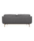 Lilou 77" Polyester with Metal Legs Sofa