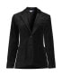ფოტო #1 პროდუქტის Women's Velvet Blazer Jacket