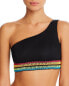 Фото #1 товара Peixoto Zoni 281980 Ribbed One-Shoulder Bikini Top, Size Medium