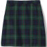 Big Girls School Uniform Slim Plaid A-line Skirt Below the Knee