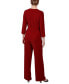 Фото #2 товара Комбинезон NY Collection 3/4 Sleeve Belted Jumpsuit