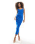 Фото #1 товара Closet London midaxi pencil dress in royal blue