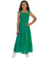 ფოტო #1 პროდუქტის Big Girls Fit & Flare Smocked Cotton Maxi Dress