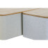 Хлебница Home ESPRIT Белый Бежевый Металл древесина акации 33 x 18 x 12 cm (2 штук)