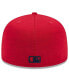 ფოტო #4 პროდუქტის Men's Red Los Angeles Angels 2024 Clubhouse 59FIFTY Fitted Hat