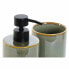Фото #2 товара Набор для ванной DKD Home Decor Vintage Зеленый PVC Керамика 8 x 8 x 17,5 cm (2 штук)