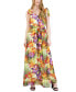 Фото #1 товара Платье макси с принтом и завязками на плечах Donna Ricco