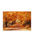 Фото #1 товара David Lloyd Glover The Yellow Leaf Road Canvas Art - 20" x 25"