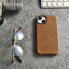 Фото #12 товара Чехол ICARER для iPhone 14 магнитный MagSafe Oil Wax Premium Leather Case светло-коричневый