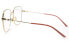 GUCCI古驰 GG Logo 摩登 素颜 合金 方形 光学眼镜 女款 金色 / Оправа оптических очков GUCCI GG0445O-001