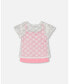 Girl Crochet Top With Contrast Tank Pink - Toddler|Child