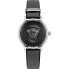 Versace Damen Armbanduhr MEDUSA ALCHEMY schwarz, silber 38 mm VE6F00123
