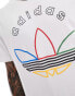 Фото #2 товара adidas Originals – Unisex-T-Shirt in Weiß mit Dreiblatt-Grafik