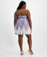 Фото #2 товара Plus Size Ombré-Mesh Glitter Corkscrew Dress