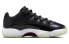 Jordan Air Jordan 11 retro low "72-10" 大魔王 耐磨 低帮 复古篮球鞋 男女同款 黑色 / Кроссовки Jordan Air Jordan AV2187-001