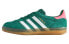 adidas originals Gazelle Indoor leather-trimmed suede 防滑耐磨 低帮 板鞋 男女同款 绿白 / Кроссовки Adidas originals Gazelle IG5929