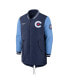 ფოტო #3 პროდუქტის Men's Navy Chicago Cubs Authentic Collection City Connect Dugout Performance Full-Zip Jacket