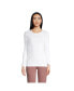 ფოტო #1 პროდუქტის Women's Tall Long Sleeve Crew Neck T-Shirt