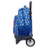 School Rucksack with Wheels Sonic Prime Blue 33 x 45 x 22 cm