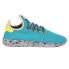 Фото #1 товара Adidas Pharrell Williams Tennis HU Men's Shoes Teal-Yellow-Grey Marble cq1872