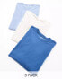 Фото #1 товара ASOS DESIGN 3 pack oversized t-shirts in multiple colours