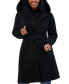 Фото #4 товара Women's Belted Hooded Wrap Coat, Created for Macy's