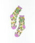 Women's Heart Floral Sheer Sock
