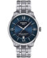 ფოტო #1 პროდუქტის Unisex Swiss Automatic Chemin des Tourelles Powermatic 80 Stainless Steel Bracelet Watch 39mm