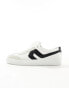 Фото #4 товара Levi's Sneak trainer with black logo in cream suede mix