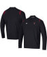 Фото #1 товара Men's Black Texas Tech Red Raiders 2021 Sideline Motivate Quarter-Zip Jacket