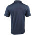 SHOEBACCA Solid Heather Short Sleeve Polo Shirt Mens Blue Casual P2003-DKN-SB