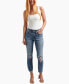 Most Wanted Mid Rise Americana Straight Leg Jeans