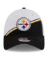 Фото #2 товара Men's White, Black Pittsburgh Steelers 2023 Sideline 9TWENTY Adjustable Hat