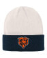 Фото #3 товара Big Boys Cream, Navy Chicago Bears Bone Cuffed Knit Hat