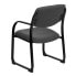Фото #2 товара Gray Fabric Executive Side Reception Chair With Sled Base