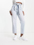 Фото #1 товара New Look paperbag waist jeans in light blue