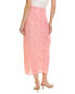 Фото #2 товара Lusana Cassia Midi Skirt Women's Pink Xs